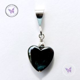 Hematite Heart Pendant